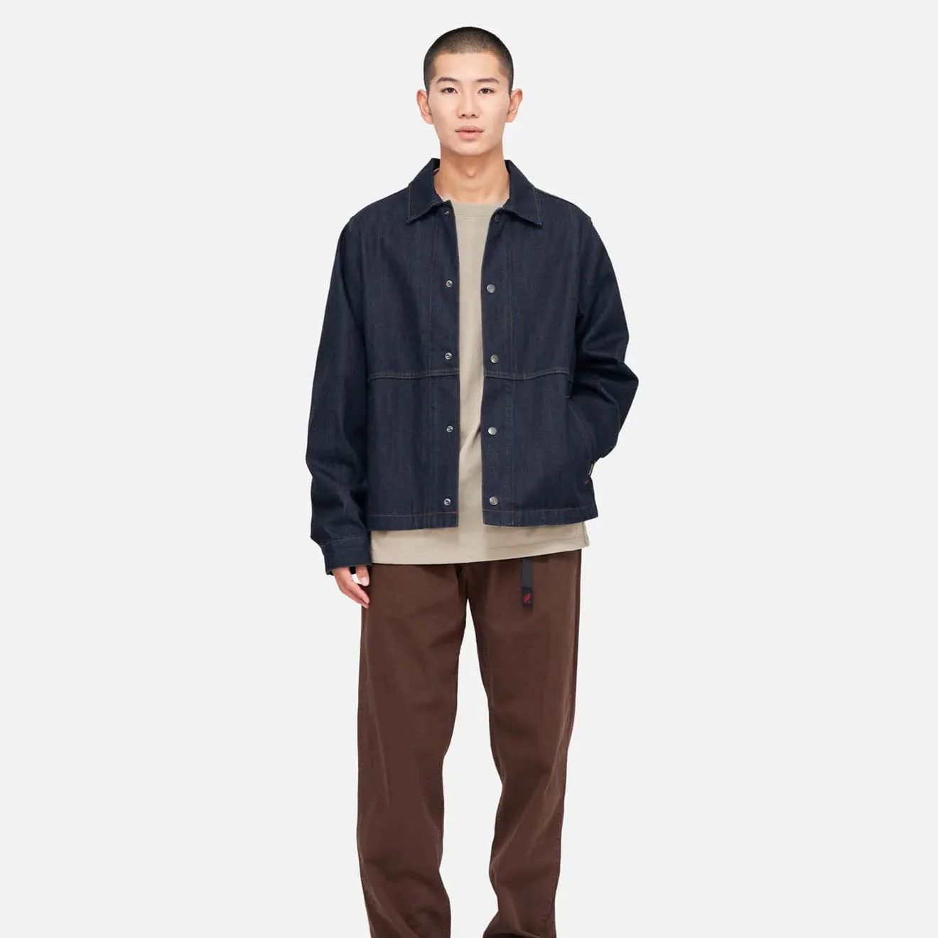 Gramicci Japanische Denim-Jacke Indigo