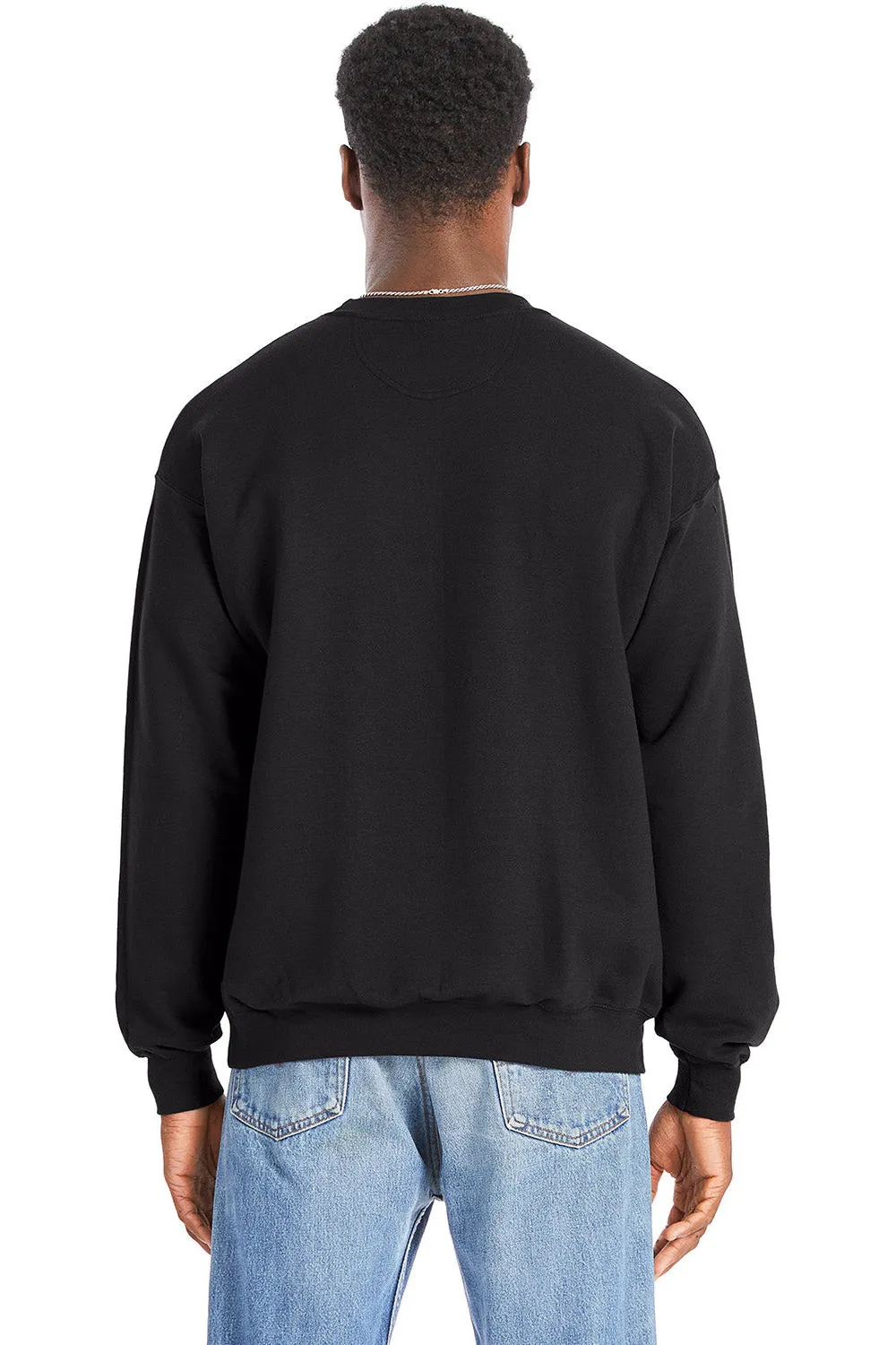 Hanes Herren Perfect Sweats Crewneck Sweatshirt - Schwarz