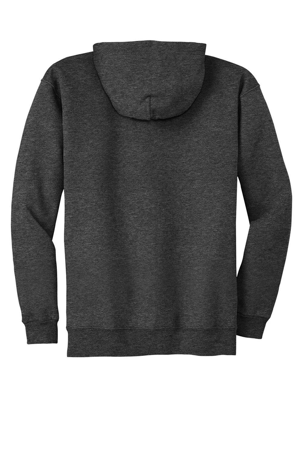 Hanes Herren Ultimate Cotton PrintPro XP pillenbeständiger Full-Zip Kapuzenpullover Hoodie mit Taschen - Heather Charcoal Grey