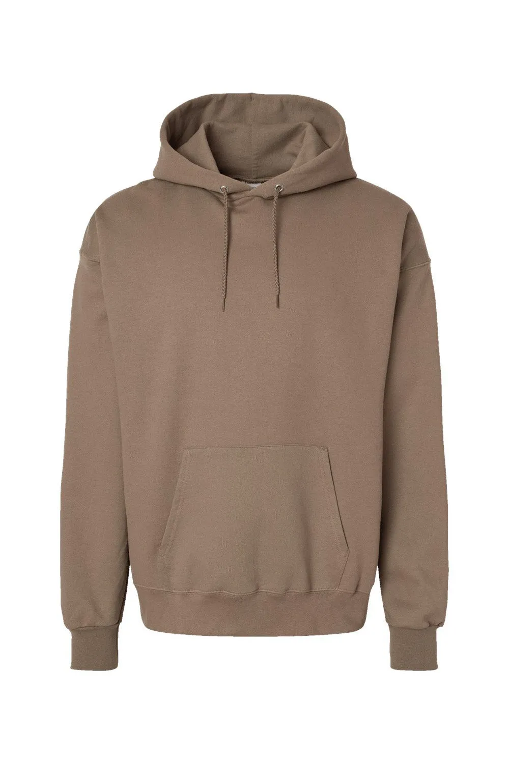 Hanes Herren Ultimate Cotton PrintPro XP pillenbeständiger Kapuzenpullover mit Kangaroo-Tasche - Kiesel