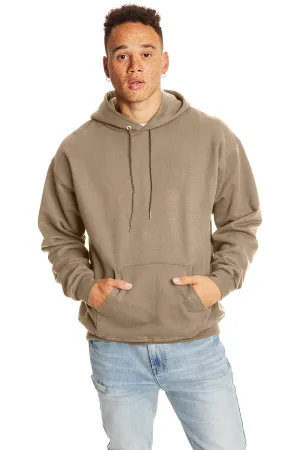 Hanes Herren Ultimate Cotton PrintPro XP pillenbeständiger Kapuzenpullover mit Kangaroo-Tasche - Kiesel