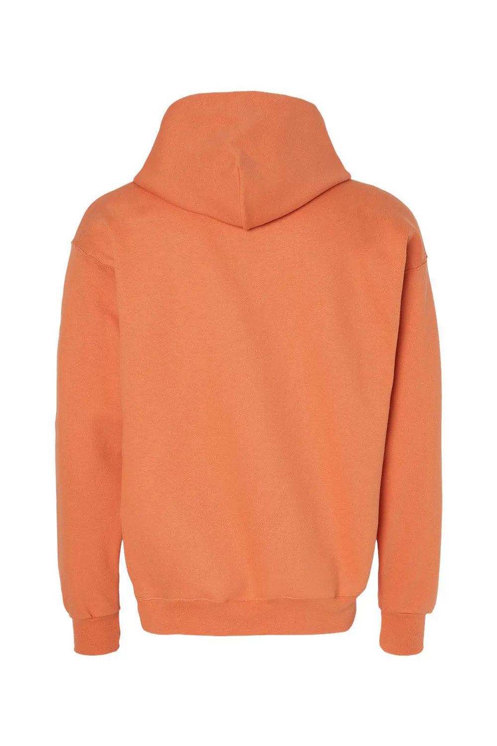 Hanes Herren Ultimate Cotton PrintPro XP pillenbeständiger Kapuzenpullover mit Sacktasche - Kürbisorange