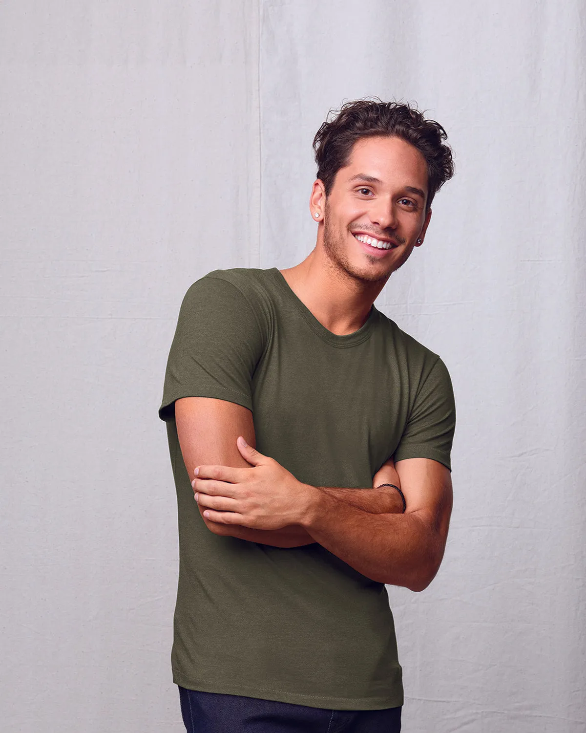 Hanes MO100 Herren T-Shirt aus Modal Triblend