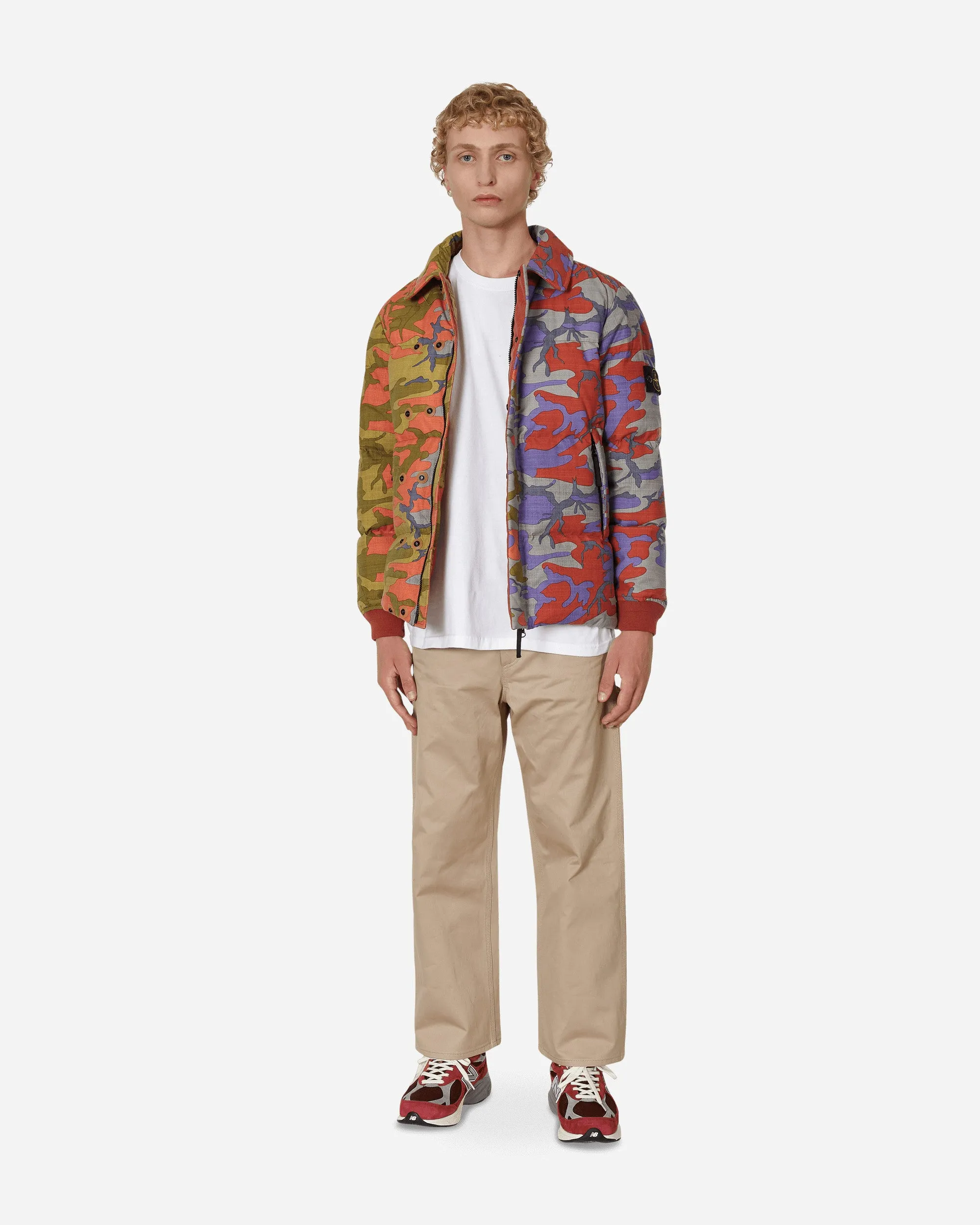 Heritage Camo Ripstop-Nylon-Daunenjacke Mehrfarbig