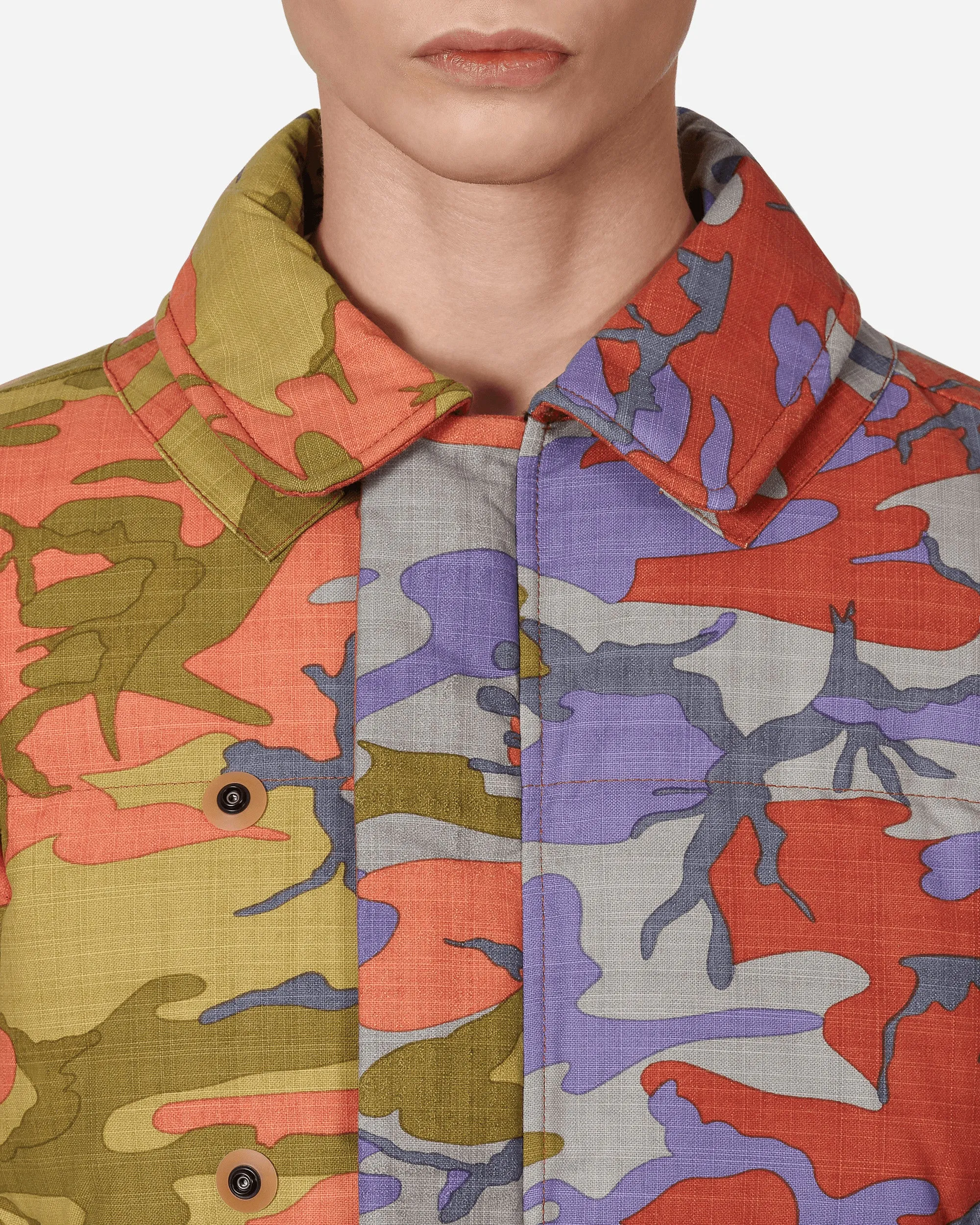 Heritage Camo Ripstop-Nylon-Daunenjacke Mehrfarbig