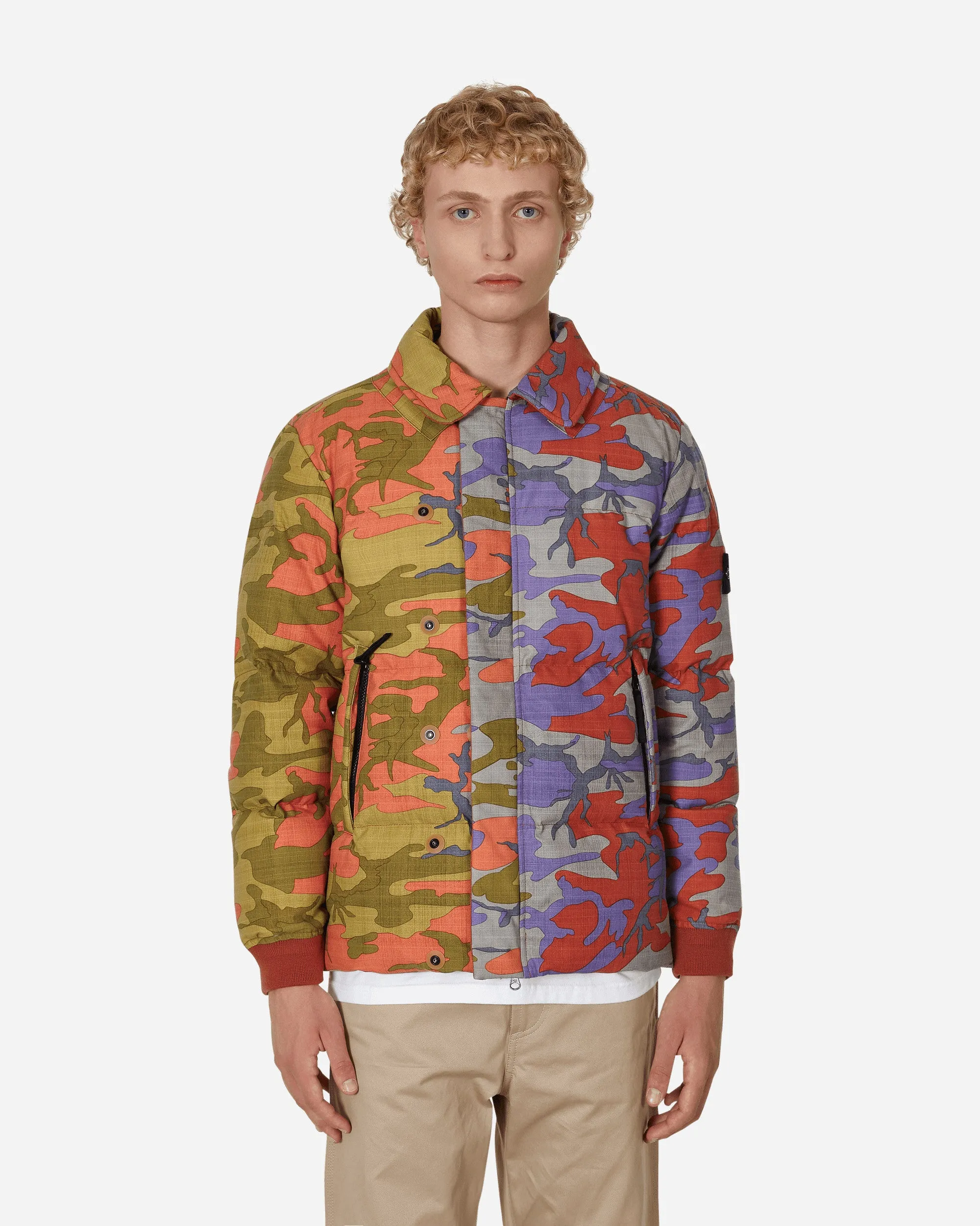 Heritage Camo Ripstop-Nylon-Daunenjacke Mehrfarbig