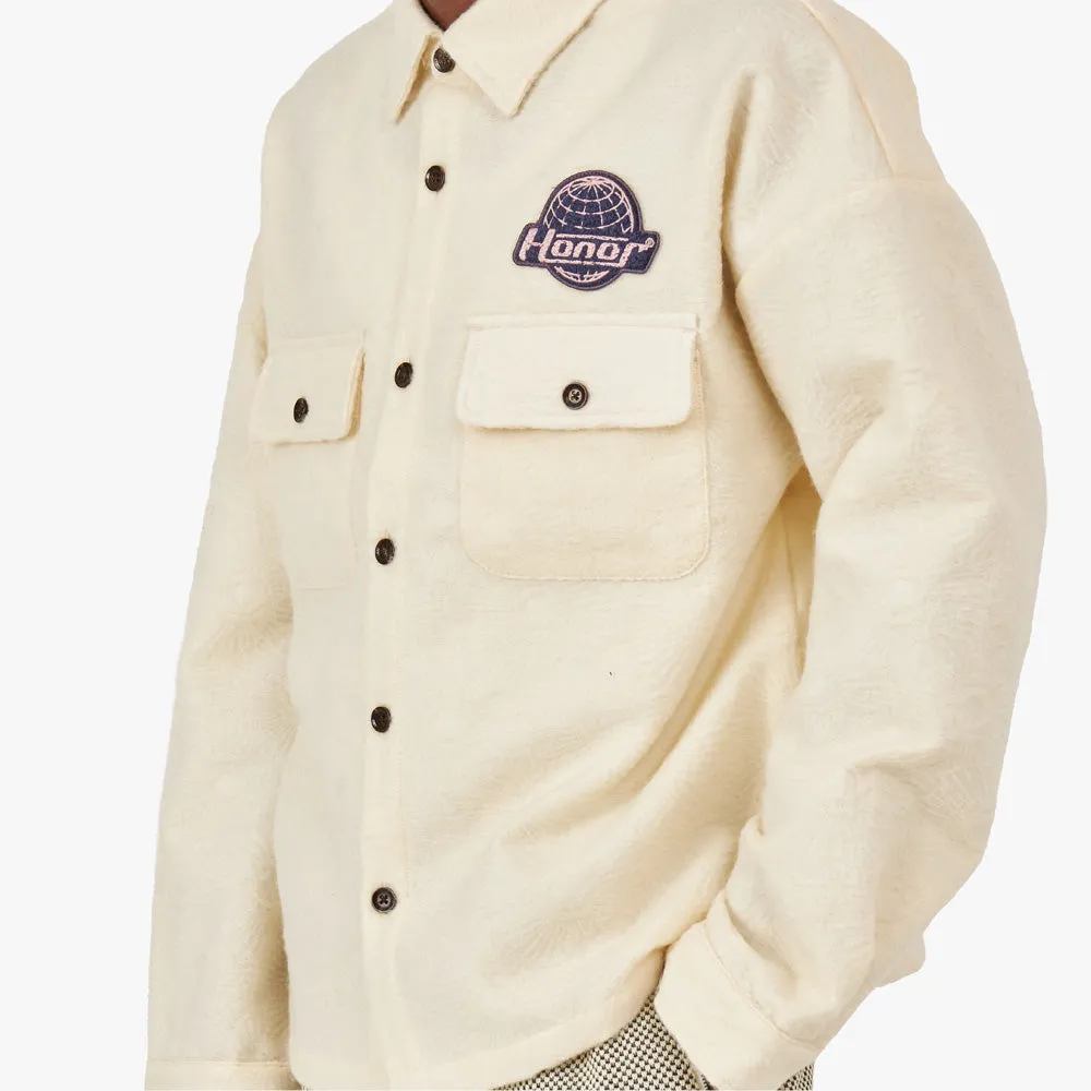 Honor The Gift Blumenbedrucktes Shirt / Creme