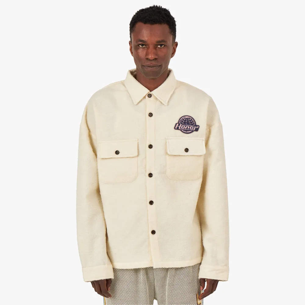 Honor The Gift Blumenbedrucktes Shirt / Creme