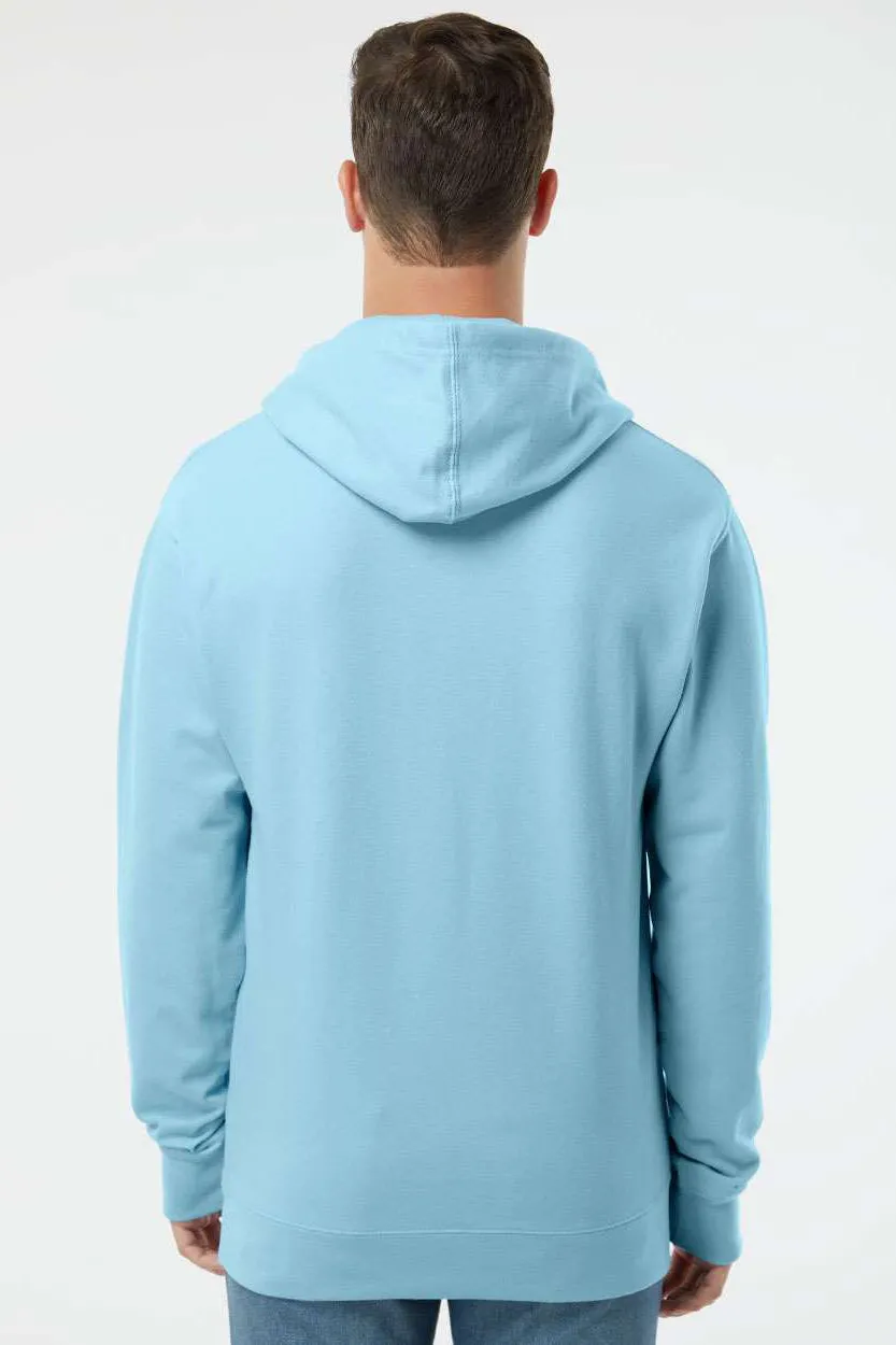 Independent Trading Company Herren Kapuzenpullover Hoodie mit Kangaroo-Tasche - Aquamarin