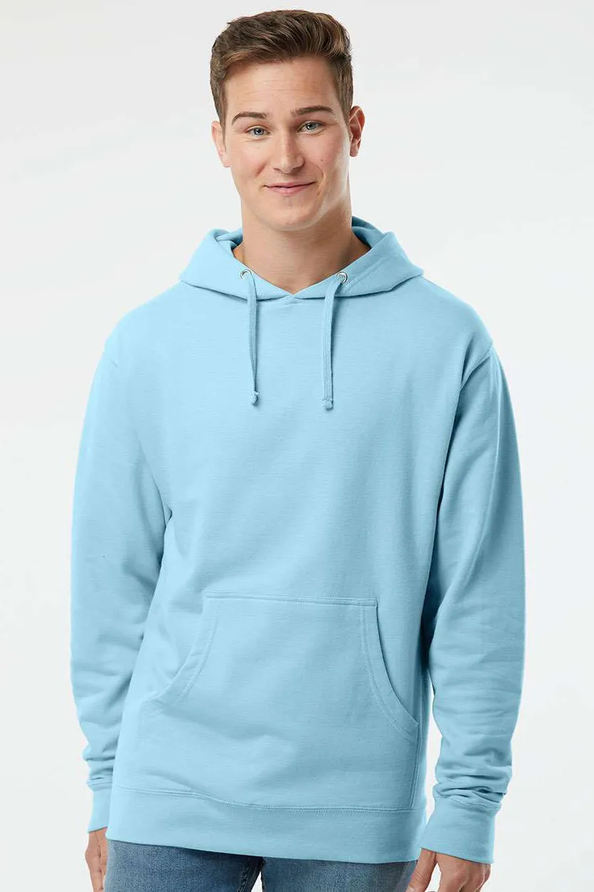 Independent Trading Company Herren Kapuzenpullover Hoodie mit Kangaroo-Tasche - Aquamarin