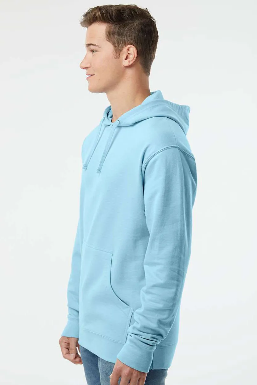 Independent Trading Company Herren Kapuzenpullover Hoodie mit Kangaroo-Tasche - Aquamarin