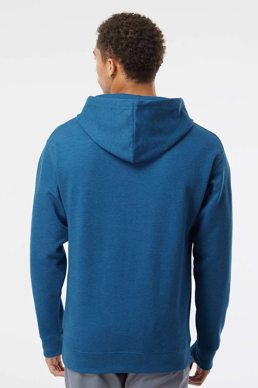 Independent Trading Company Herren Kapuzenpullover mit Kangaroo-Tasche - Heather Royalblau