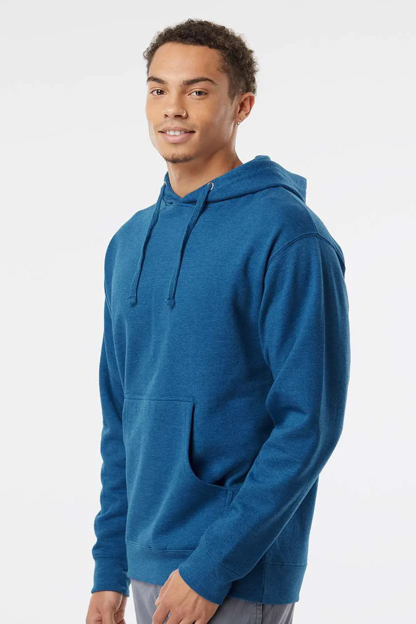 Independent Trading Company Herren Kapuzenpullover mit Kangaroo-Tasche - Heather Royalblau