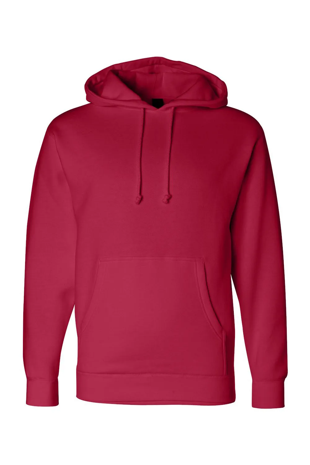 Independent Trading Company Herren Kapuzenpullover Hoodie mit Kangaroo-Tasche - Rot
