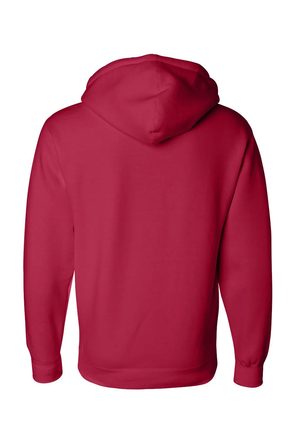 Independent Trading Company Herren Kapuzenpullover Hoodie mit Kangaroo-Tasche - Rot