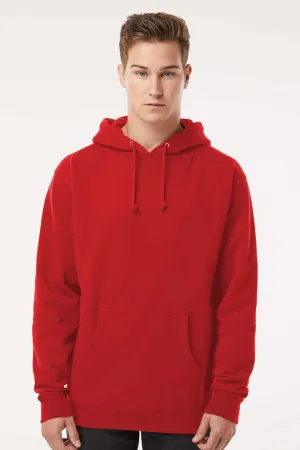 Independent Trading Company Herren Kapuzenpullover Hoodie mit Kangaroo-Tasche - Rot