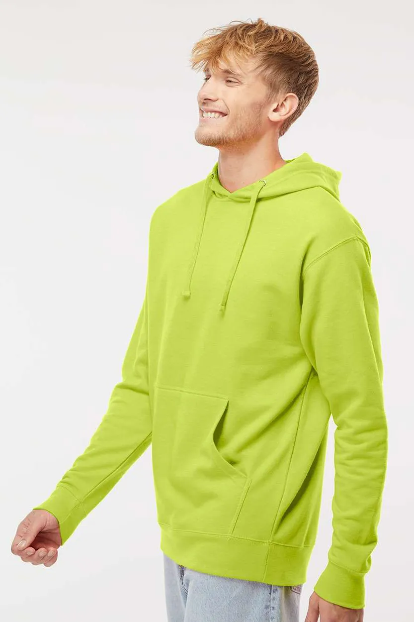 Independent Trading Company Herren Kapuzenpullover Hoodie mit Kangaroo-Tasche - Sicherheitsgelb