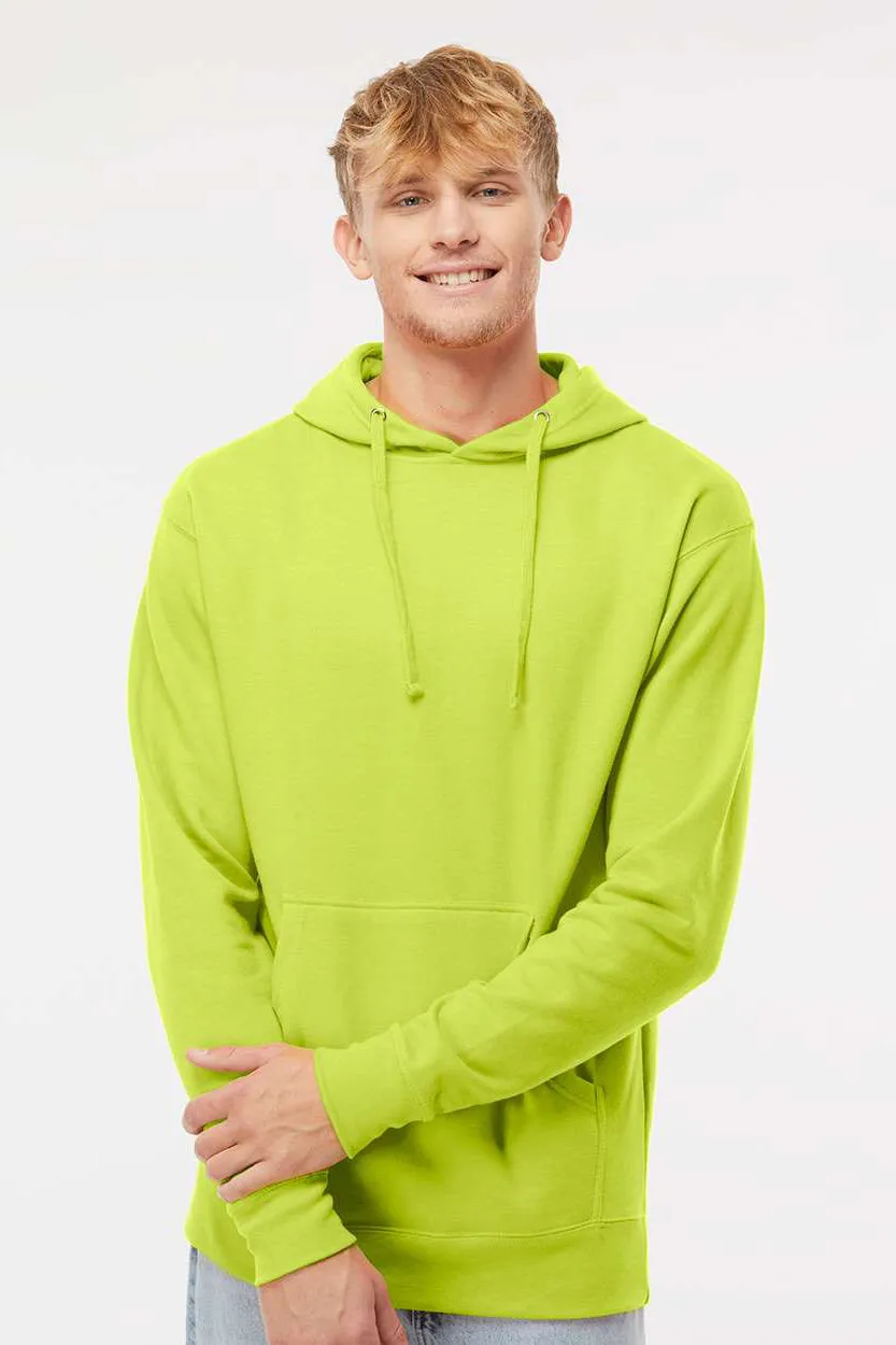 Independent Trading Company Herren Kapuzenpullover Hoodie mit Kangaroo-Tasche - Sicherheitsgelb