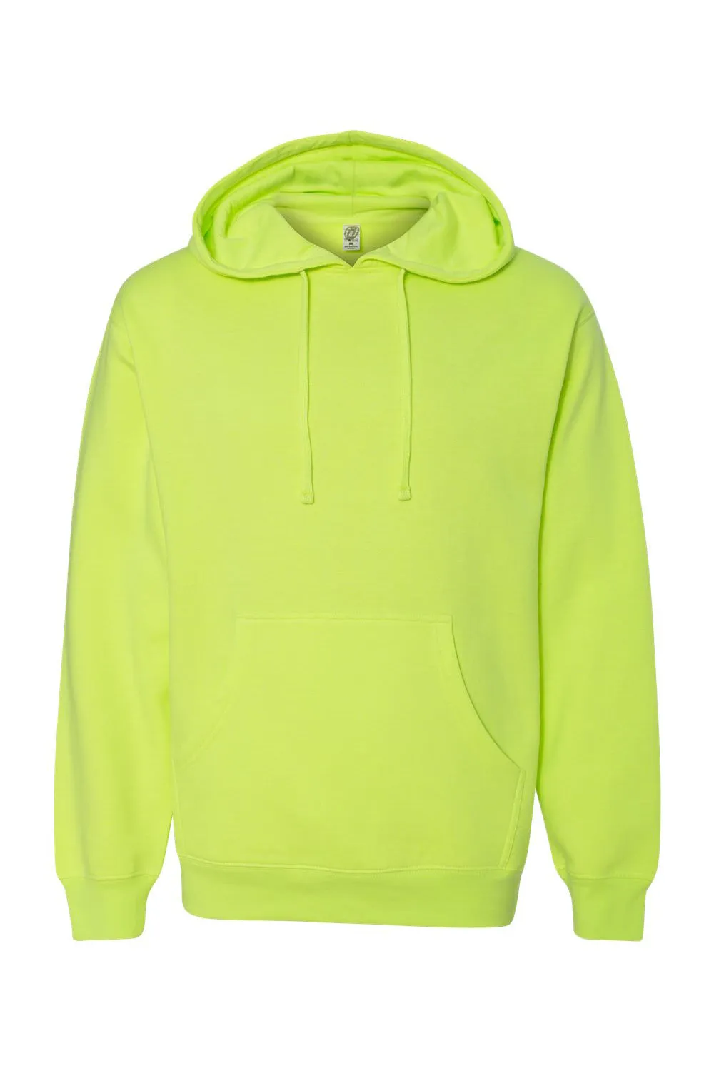 Independent Trading Company Herren Kapuzenpullover Hoodie mit Kangaroo-Tasche - Sicherheitsgelb