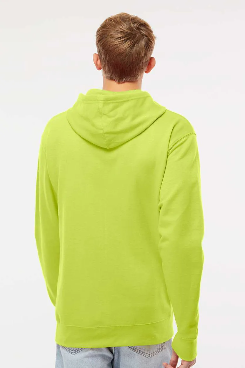 Independent Trading Company Herren Kapuzenpullover Hoodie mit Kangaroo-Tasche - Sicherheitsgelb