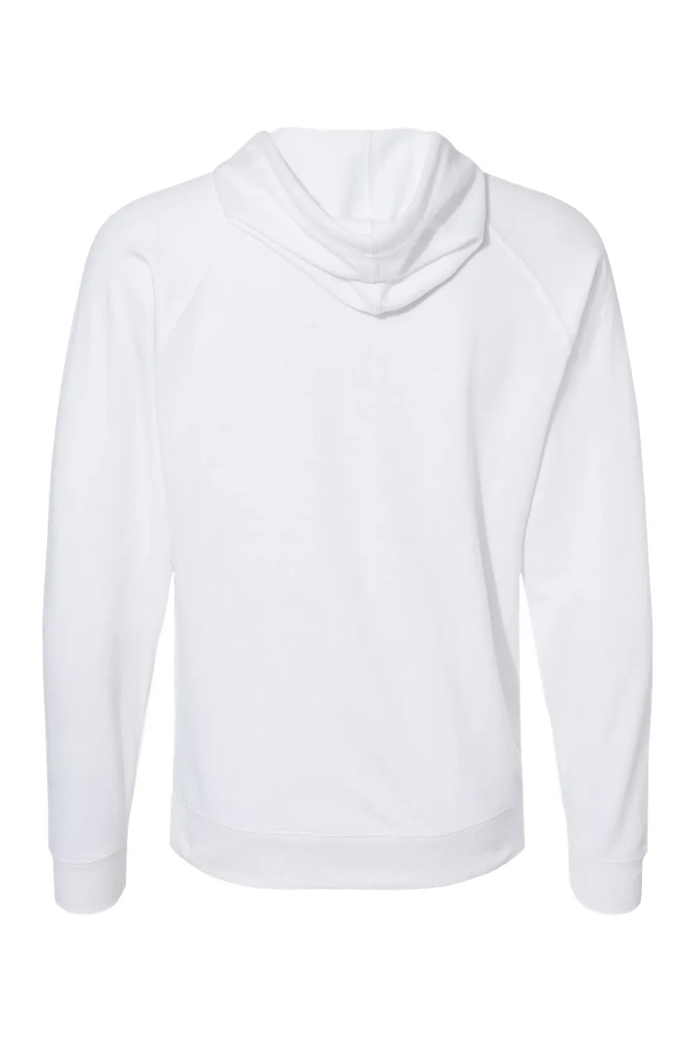 Independent Trading Company Herren Icon Loopback Terry Kapuzenpullover mit Kangaroo-Tasche - Weiß
