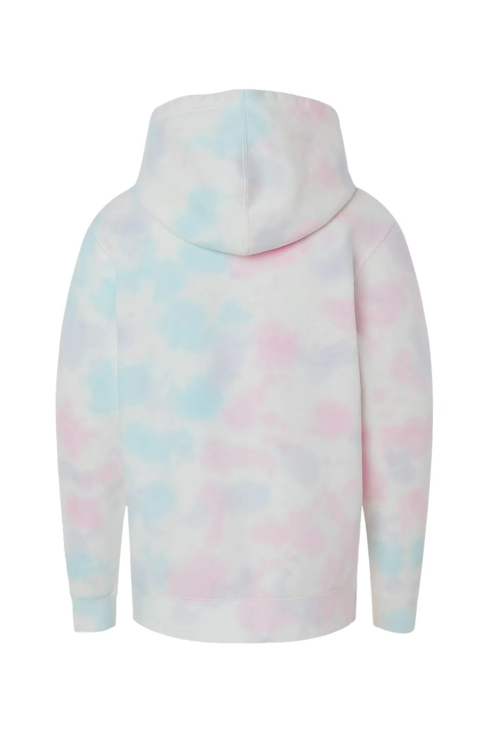 Independent Trading Company Jugendliche Batik Kapuzenpullover Hoodie mit Beuteltasche - Zuckerwatte