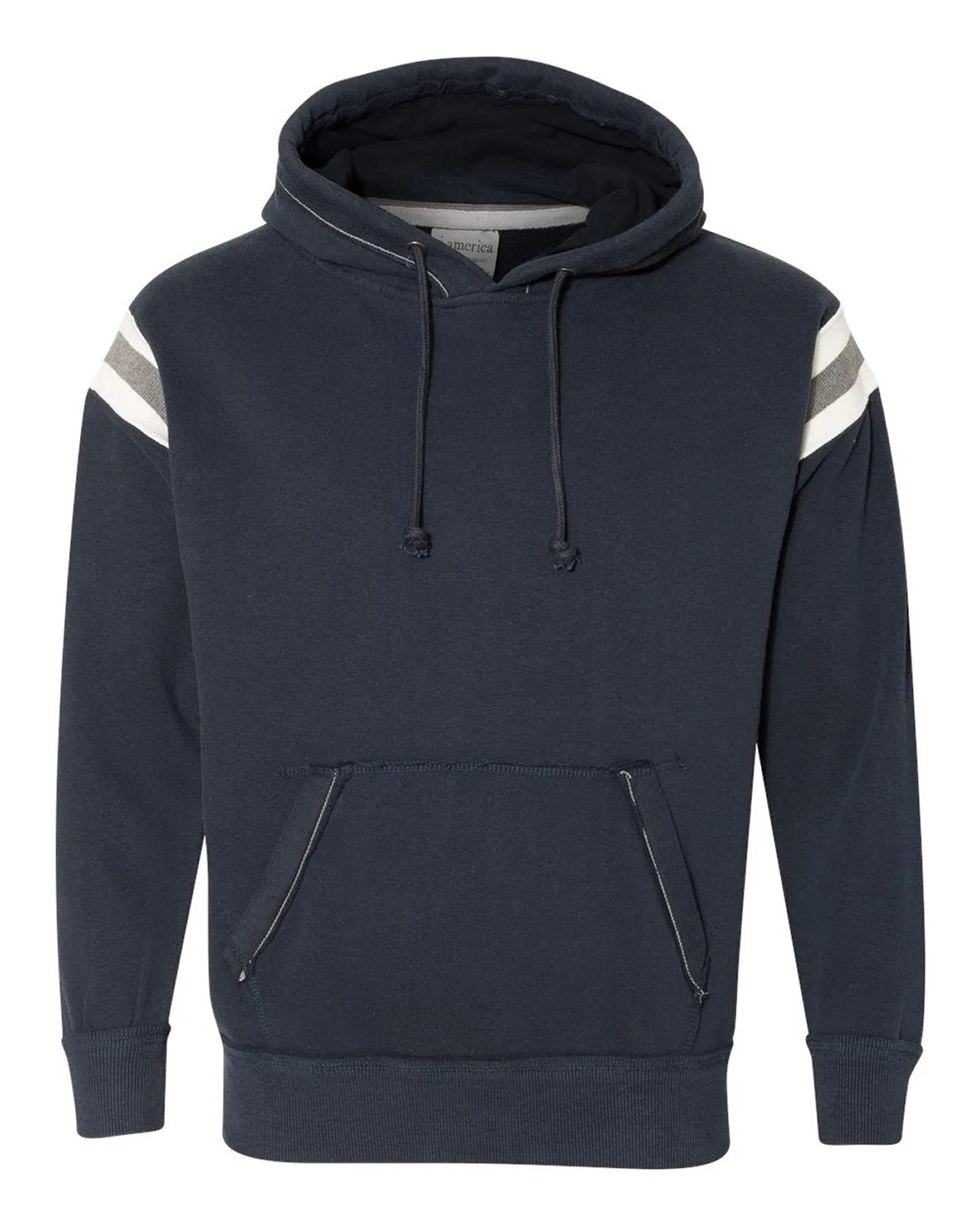J America JA8847 Vintage Sportkapuzenpullover für Erwachsene