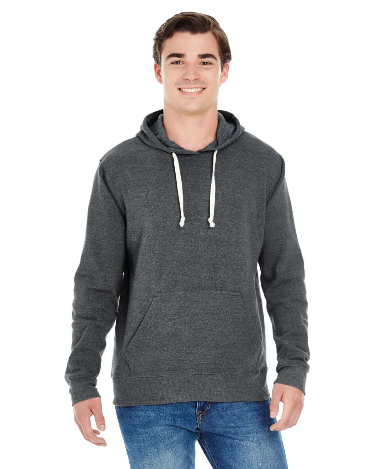 J America JA8871 Erwachsenen Triblend Pullover Fleece Kapuzenpullover