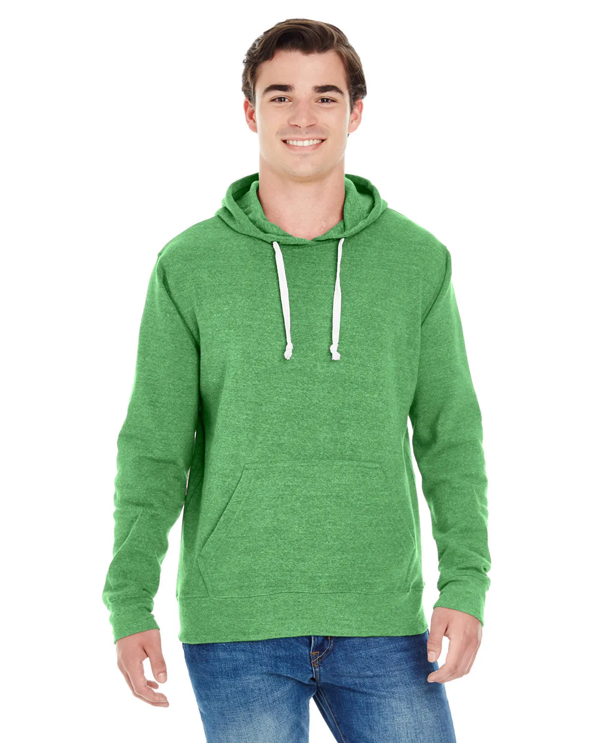 J America JA8871 Erwachsenen Triblend Pullover Fleece Kapuzenpullover