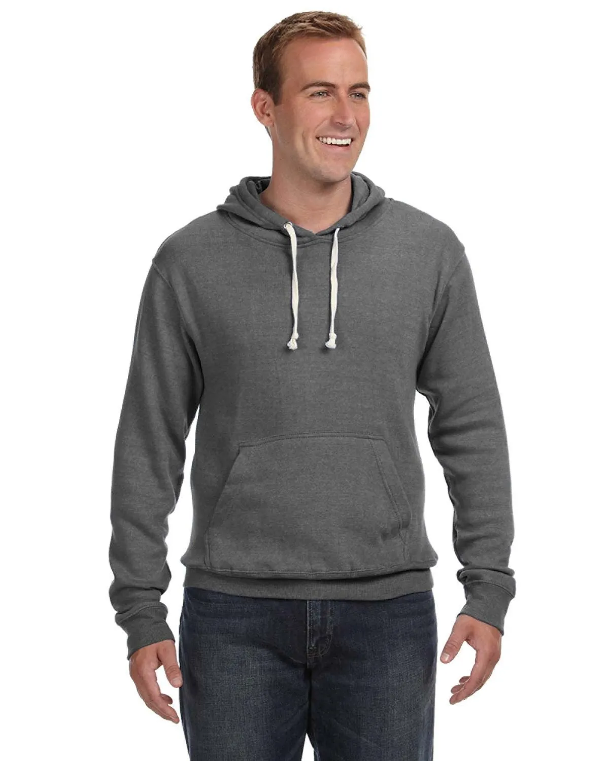 J America JA8871 Erwachsenen Triblend Pullover Fleece Kapuzenpullover