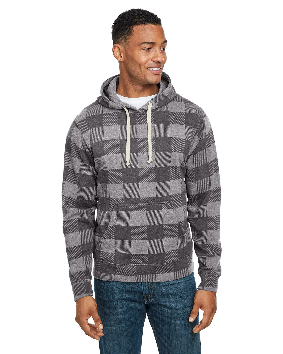 J America JA8871 Erwachsenen Triblend Pullover Fleece Kapuzenpullover