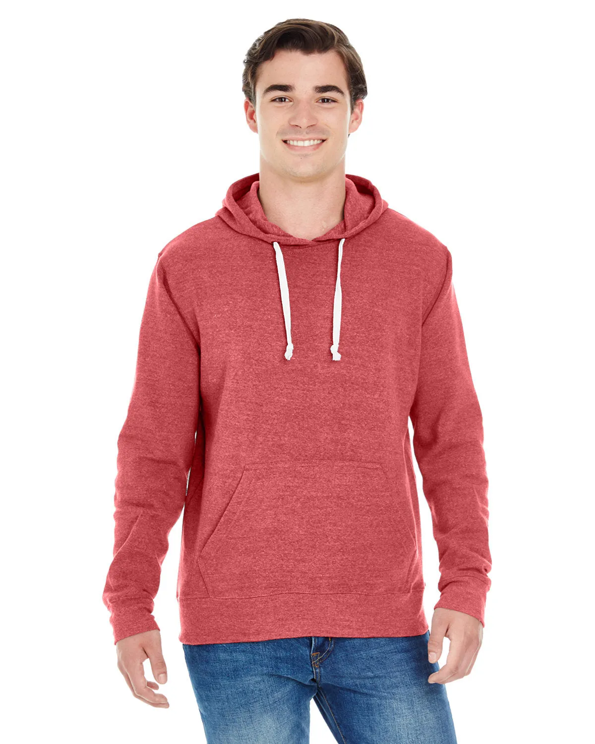 J America JA8871 Erwachsenen Triblend Pullover Fleece Kapuzenpullover
