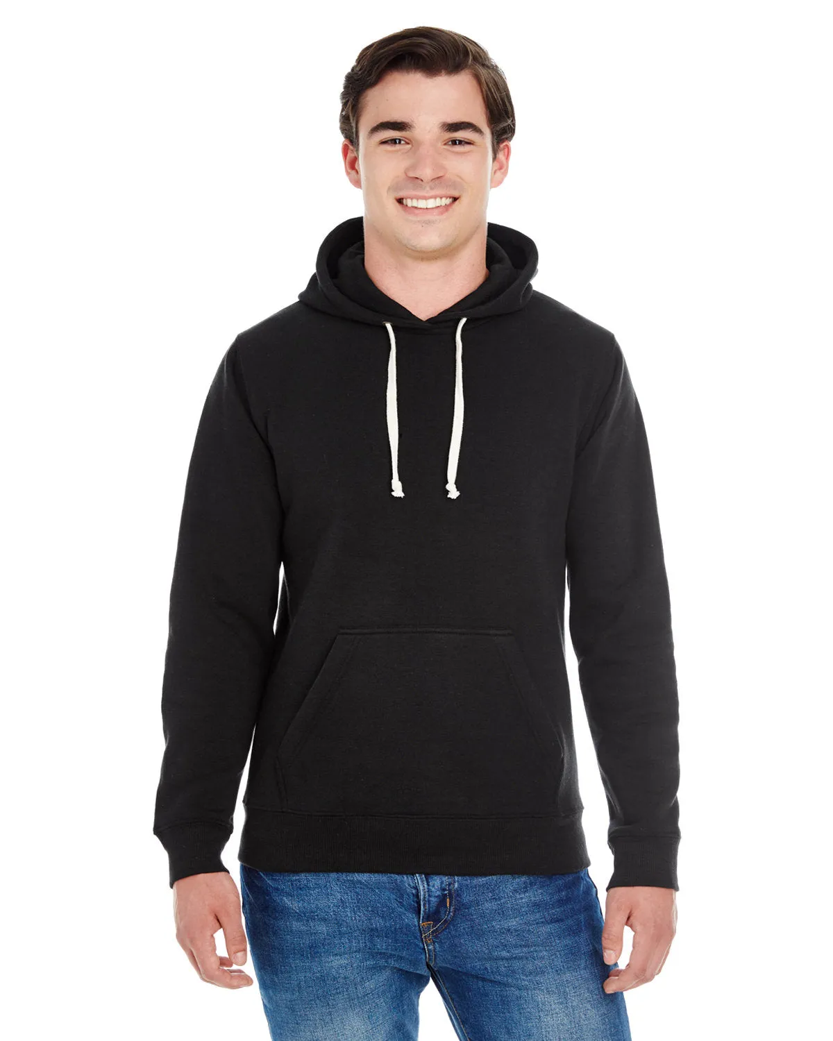 J America JA8871 Erwachsenen Triblend Pullover Fleece Kapuzenpullover