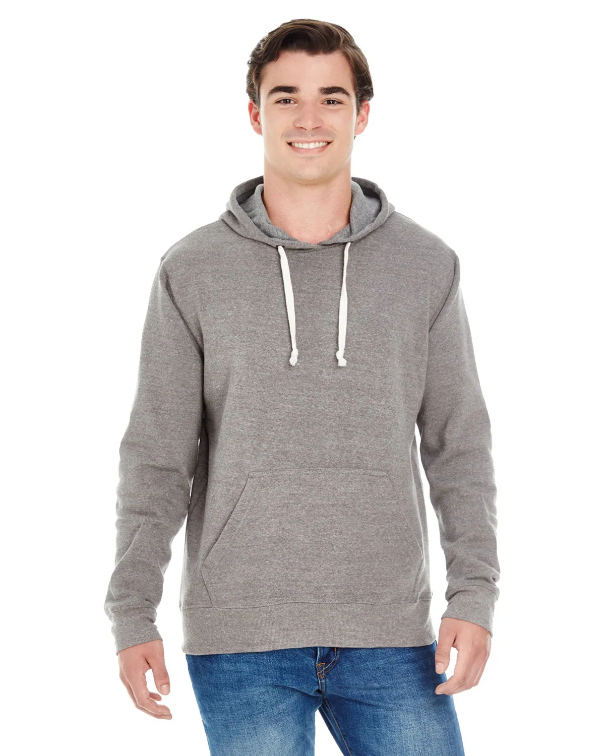 J America JA8871 Erwachsenen Triblend Pullover Fleece Kapuzenpullover