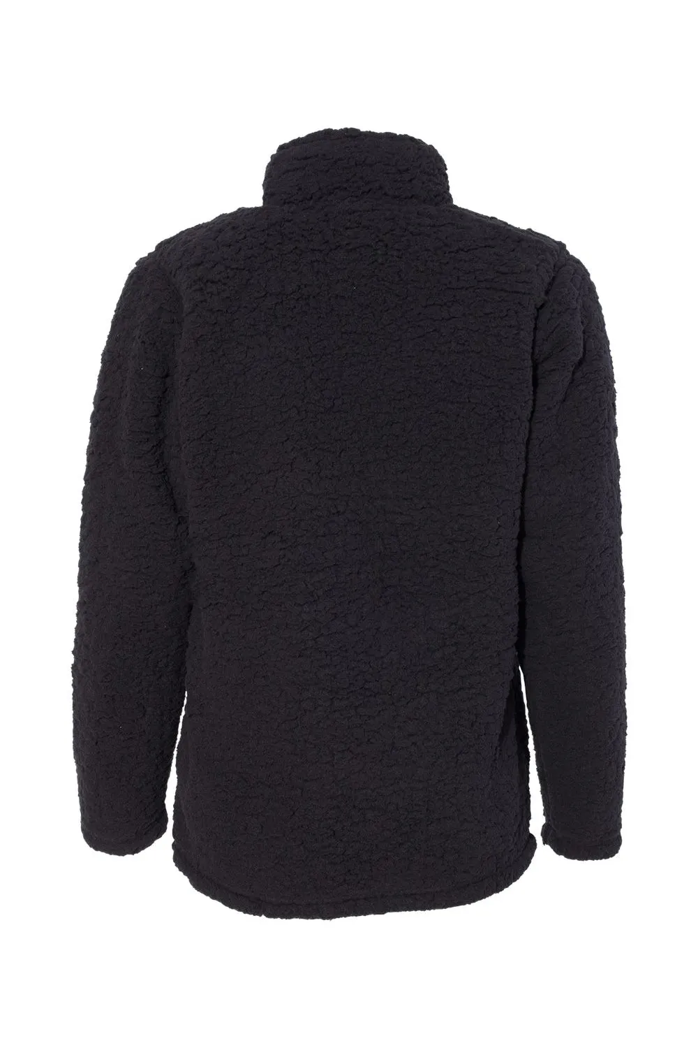 J America Damen Epic Sherpa Fleece 1/4 Zip Sweatshirt - Schwarz