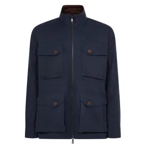 James Purdey Herbst Hanning Jacke Mitternacht