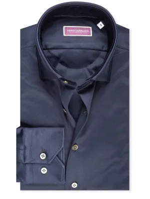 Jersey-Shirt Marineblau