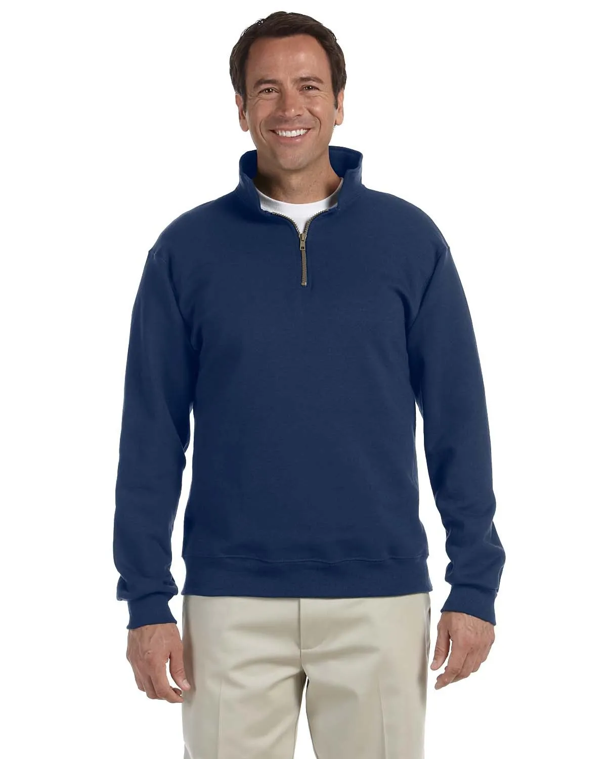 Jerzees 4528 Erwachsenen Super Sweats NuBlend Fleece Viertelreißverschluss Pullover