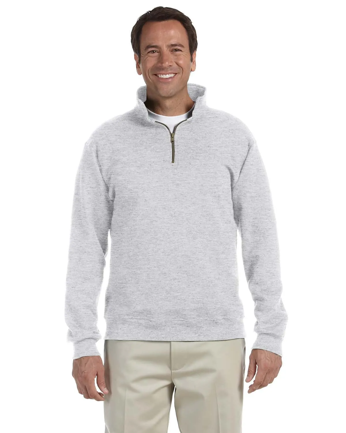 Jerzees 4528 Erwachsenen Super Sweats NuBlend Fleece Viertelreißverschluss Pullover
