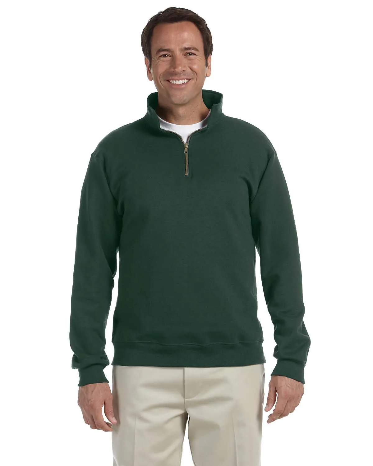 Jerzees 4528 Erwachsenen Super Sweats NuBlend Fleece Viertelreißverschluss Pullover