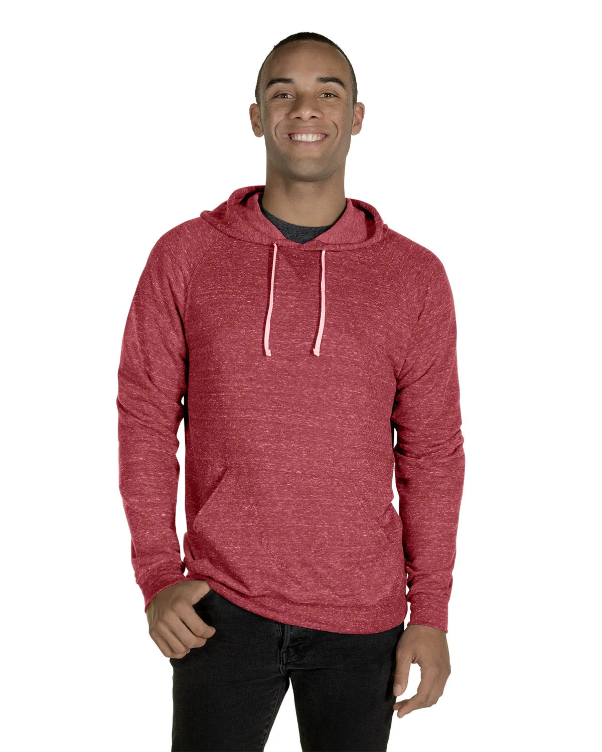 Jerzees 90MR Erwachsene Schnee-Haferfarbene Raglan Kapuzenpullover