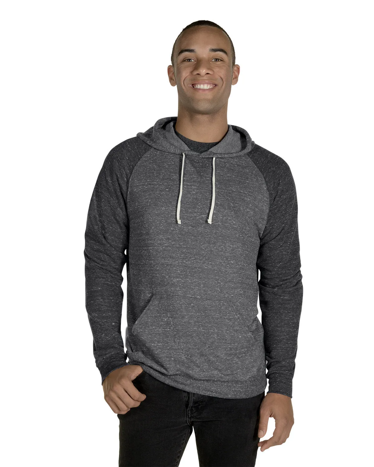 Jerzees 90MR Erwachsene Schnee-Haferfarbene Raglan Kapuzenpullover
