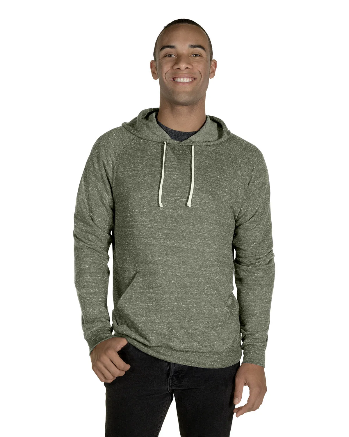Jerzees 90MR Erwachsene Schnee-Haferfarbene Raglan Kapuzenpullover