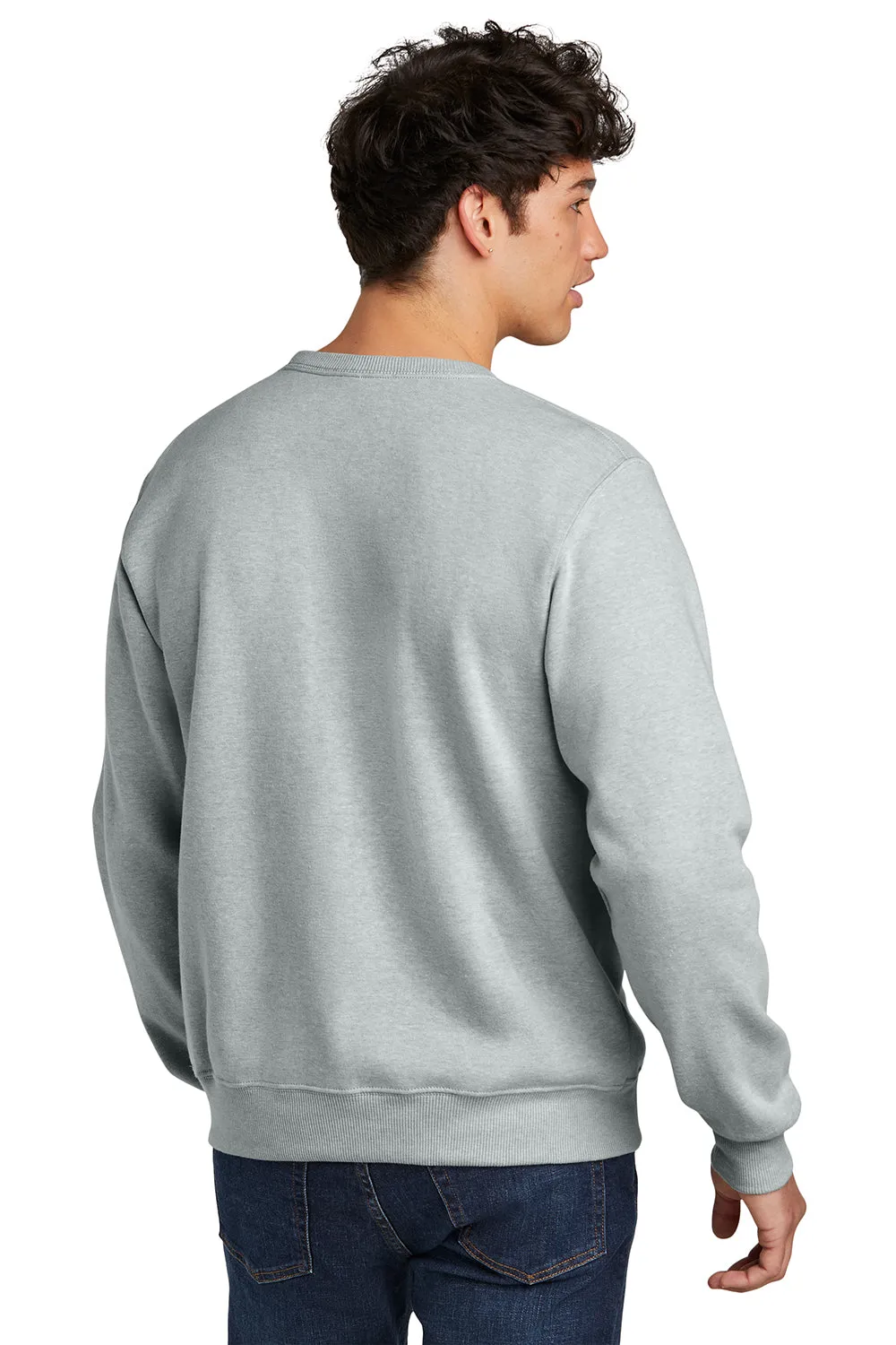 Jerzees Herren Eco Premium Feuchtigkeitstransportierendes Rundhals-Sweatshirt - Heather Frost Grau