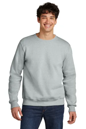 Jerzees Herren Eco Premium Feuchtigkeitstransportierendes Rundhals-Sweatshirt - Heather Frost Grau