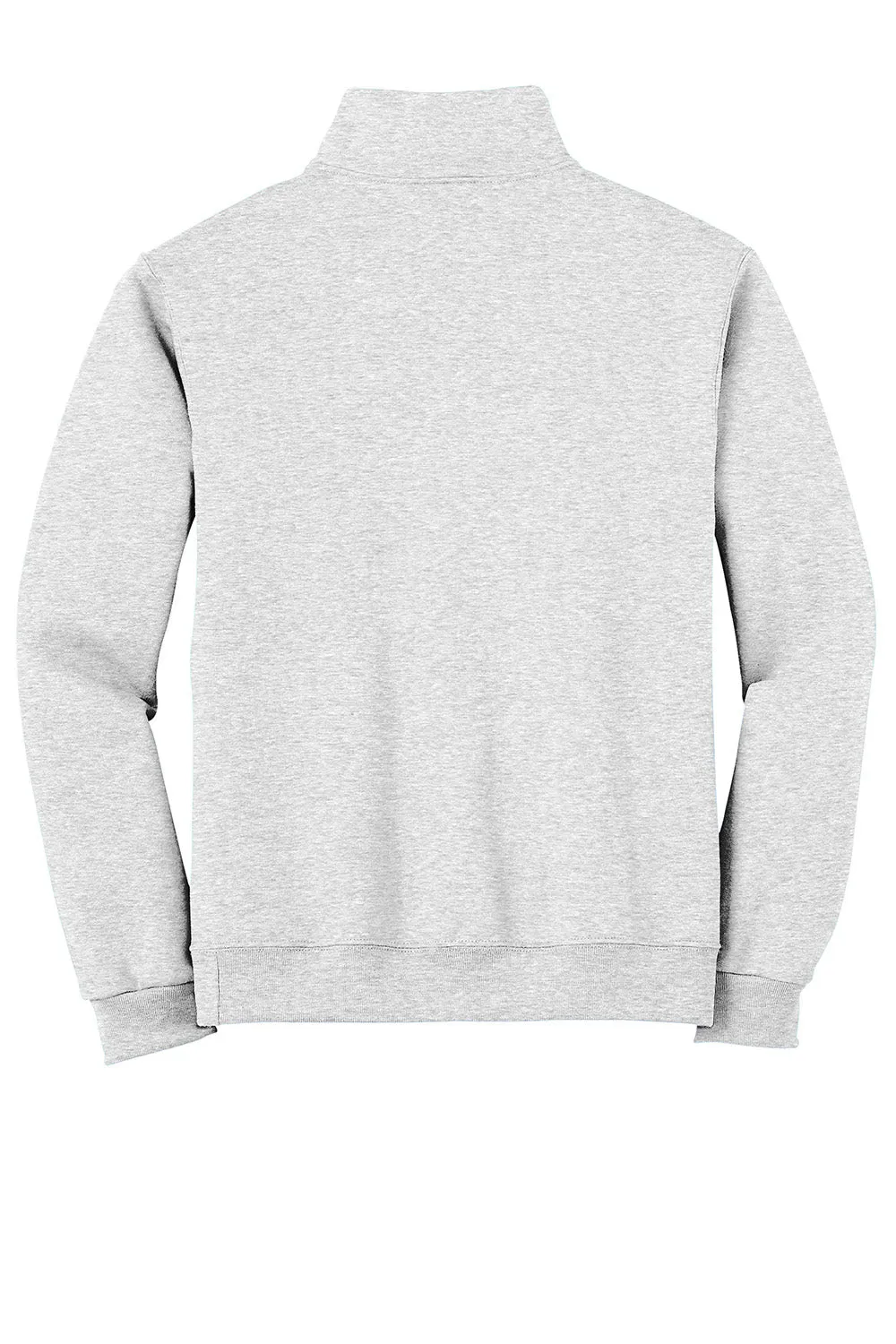 Jerzees Herren NuBlend pillingresistente Fleece 1/4-Zip Sweatshirt - Aschgrau