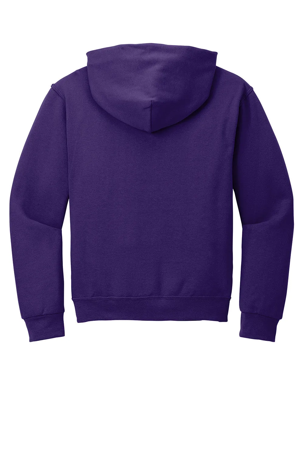 Jerzees Herren NuBlend pillingresistente Fleece Kapuzenpullover Hoodie mit Kangaroo-Tasche - Tiefviolett