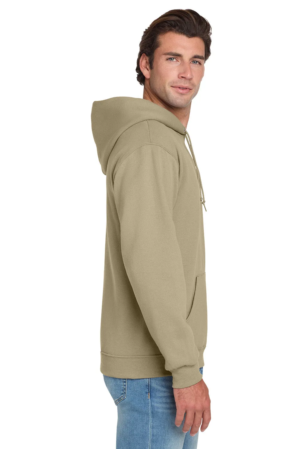 Jerzees Herren NuBlend pillingresistente Fleece-Pullover mit Kapuze und Kangaroo-Tasche - Khaki Braun
