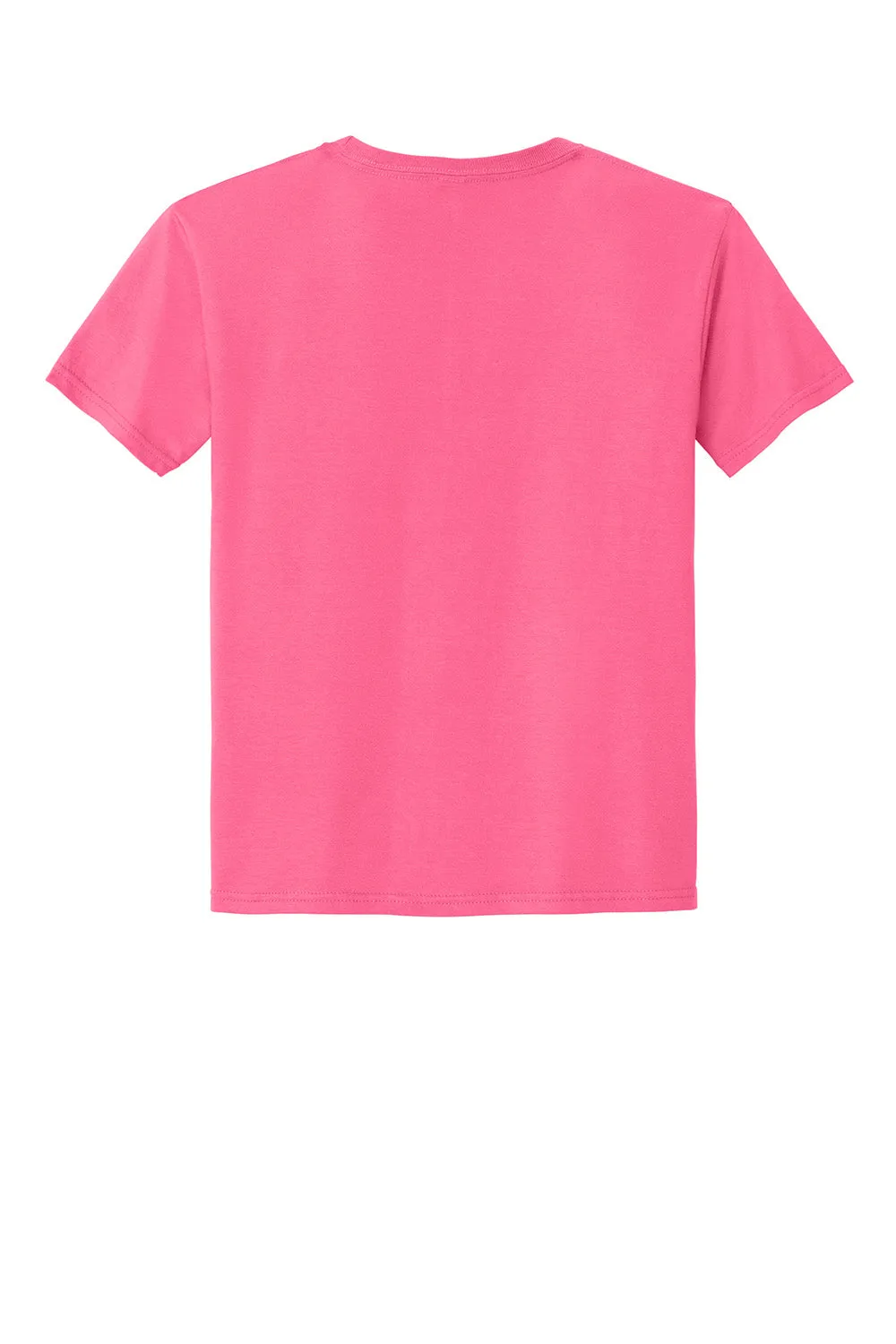 Jerzees Youth Classics Kurzarm-Rundhals-T-Shirt - Neon Pink