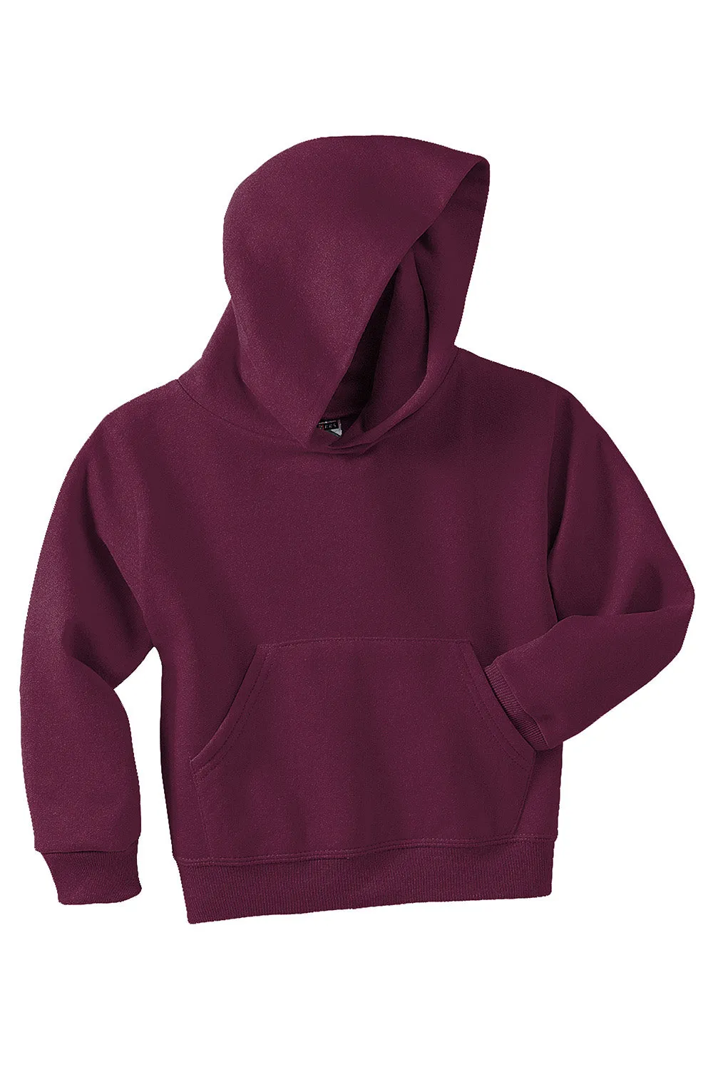 Jerzees Youth NuBlend Fleece Kapuzenpullover mit Reißverschlusstasche - Kastanienbraun